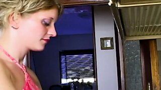 The blonde likes to get her pussy and ass fucked