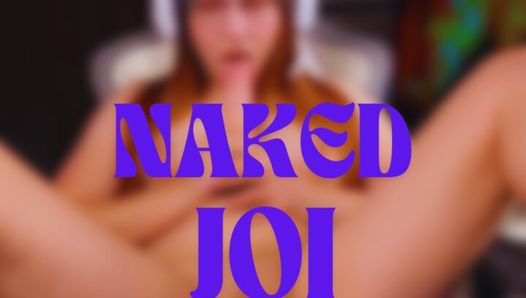 Gamer Girl Monthain uses a dildo to give a jerking-off instruction (JOI) to you with her pussy and small tits out