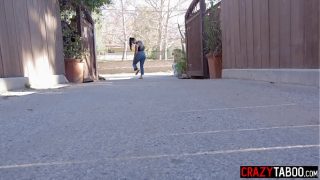 Officer Penny Barber fucks hot big tits Asian MILF fugitive Dana Vespoli