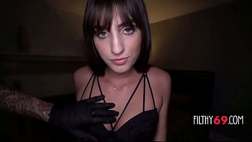 Hot brunette babe wants hard cock in her tight pussy after the massage – Dana Wold
