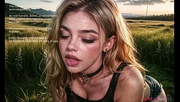 Hot milf love to get dicked outdoor.[AI]